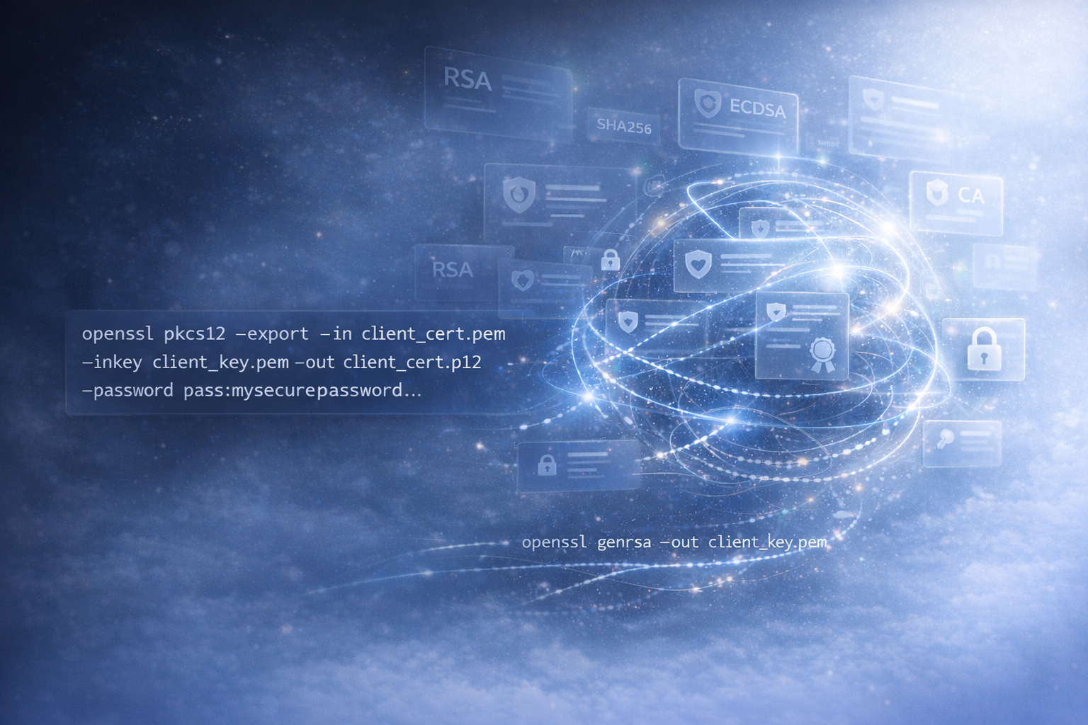 Complex OpenSSL commands